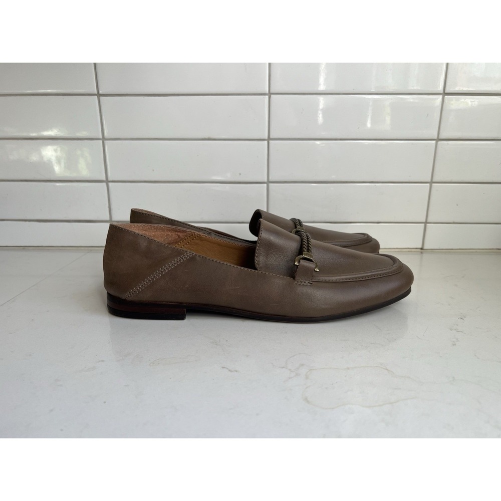 Patricia Nash Leather Loafers Flats Brown Women's 8M Designer Quiet Luxury - Picture 4 of 8